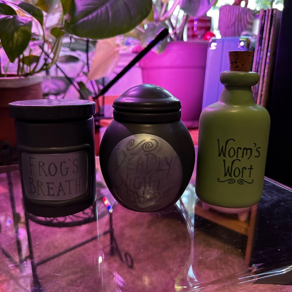 Nightmare Before Christmas Jars